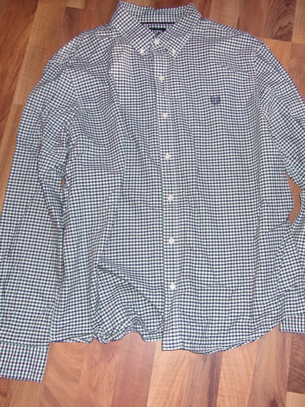 size xxl mens button down shirt casual dress white blue long sleeve 2x